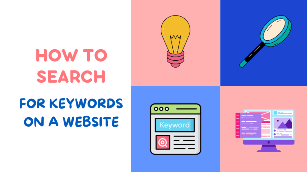How To Search For Keywords On A Website